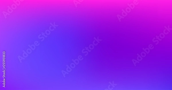 Fototapeta Purple Blue Gradient Vibrant Dreamy Vector Background. Sunrise, Sunset, Sky, Water Color Overlay Neon Design Element. Luxury Trendy Holograph Defocused Texture. Digital Funky Cool Tech Gradient Paper.