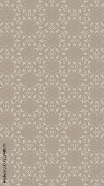 Fototapeta Ornate geometric pattern and two-tone abstract background