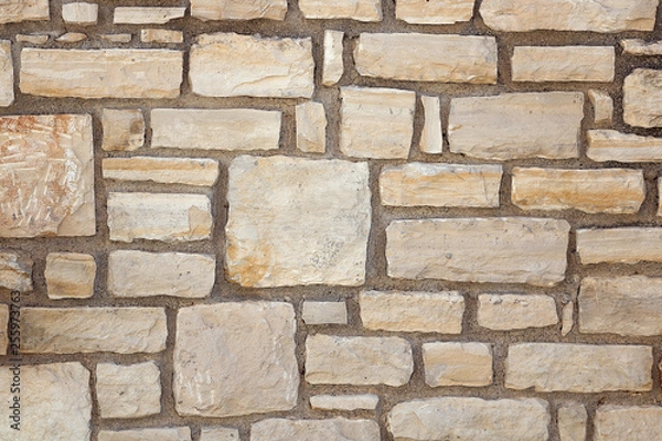Fototapeta The texture of the stone walls