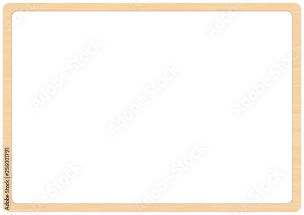 Obraz A4サイズ　メッセージボード　白