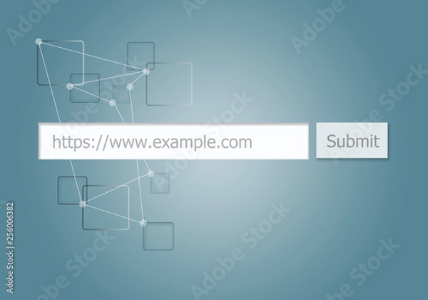 Fototapeta Box for Submit Website URL to Search Engine.