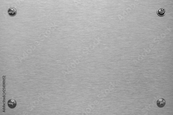 Obraz Silber Platte - gebürstet