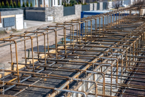 Obraz gotowe zbrojenie dachu