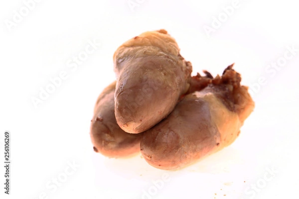 Fototapeta The heart in the white background