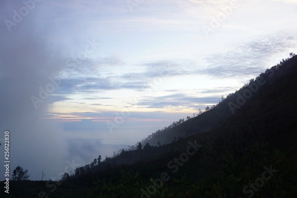 Obraz beautiful mountain crater
