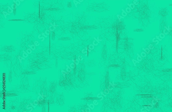 Obraz Random Sketchy Scribble Lines on Colorful Background