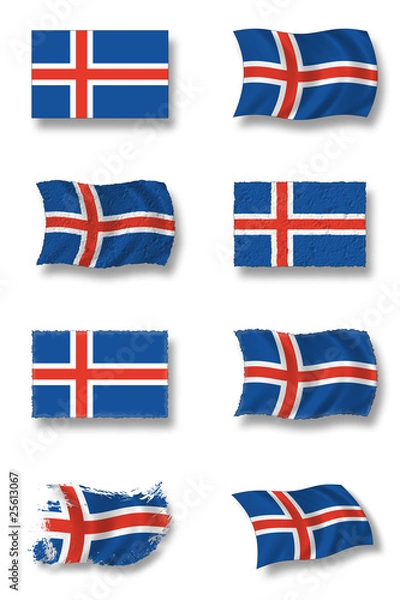 Obraz Flag of Iceland