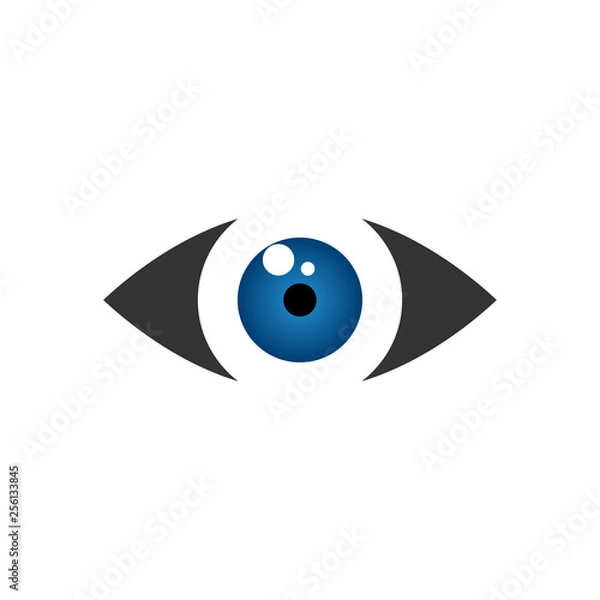 Fototapeta eye vector design template