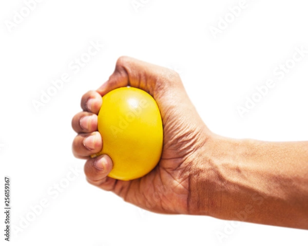 Obraz Hand Pressing Stress Ball