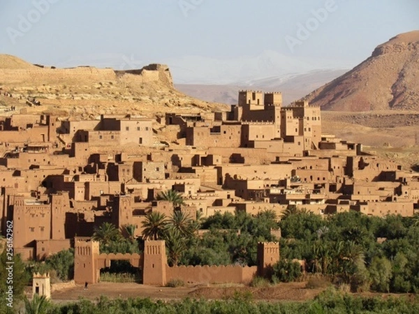 Fototapeta Ksar of Ait Ben Haddou in center Morocco has been a UNESCO World Heritage Site sine 1987. Walking through the little streets is a fairy Tale experience