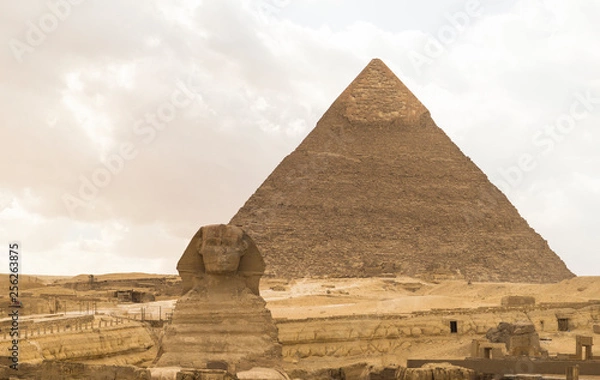 Obraz Egipt Piramidy w Gizie