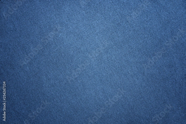 Fototapeta Blue fabric texture. Textile background.