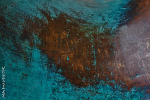 Fototapeta Worn bronze