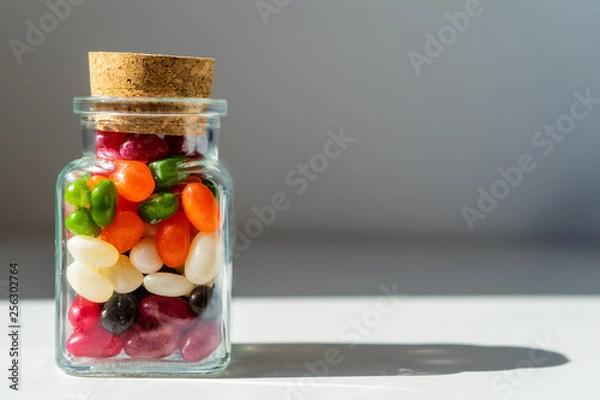 Fototapeta Cute candy jar