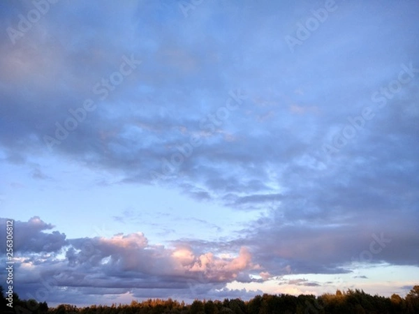 Fototapeta dramatic sky and clouds