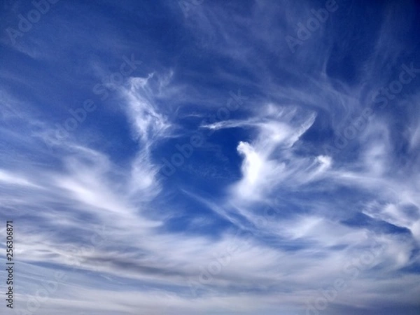 Fototapeta blue sky with clouds