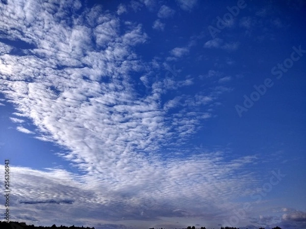 Fototapeta blue sky and clouds