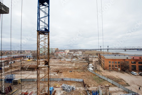 Fototapeta Cityscape from a height