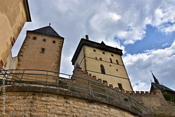 Fototapeta Karlstejn was founded by Czech and Roman king, later by Emperor Charles IV