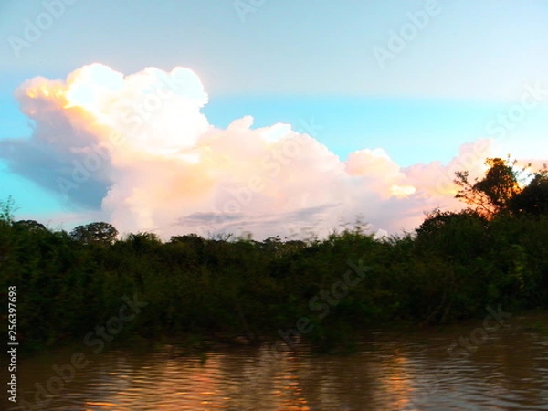 Obraz Abend am Amazonas