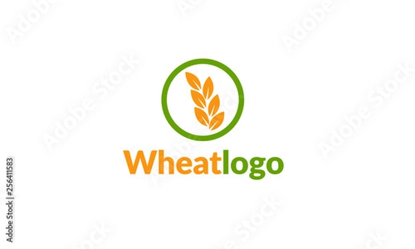 Obraz Wheat logo design