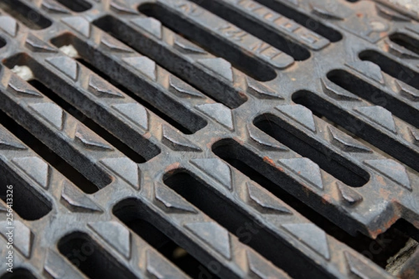 Fototapeta bouche d'égout