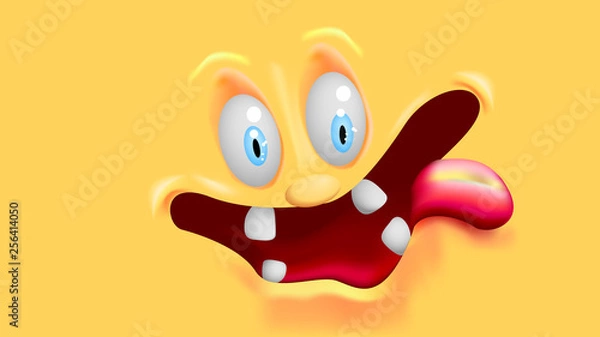 Fototapeta Funny face.Background funny face.