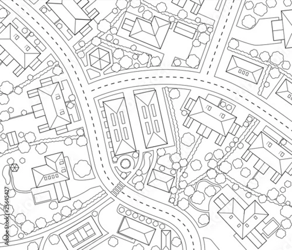 Fototapeta Zarys okolicy