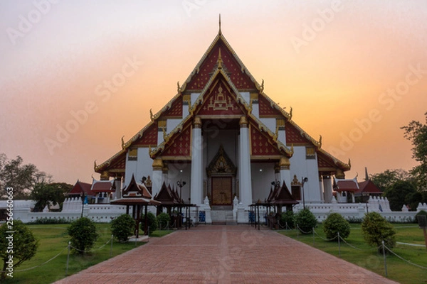 Fototapeta Ancient Temple in Ayudhya