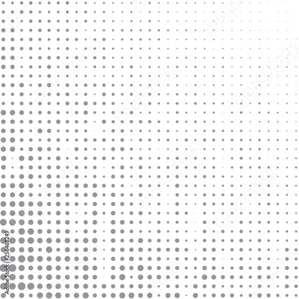 Obraz Grey bubbles on white background         