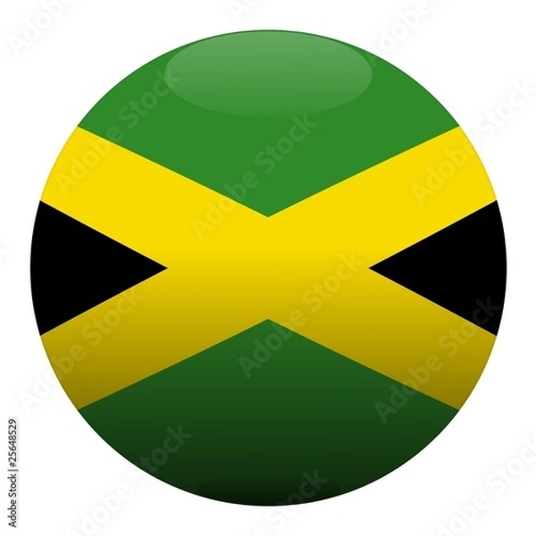 Obraz Jamajka Jamajka flaga flagi piłki
