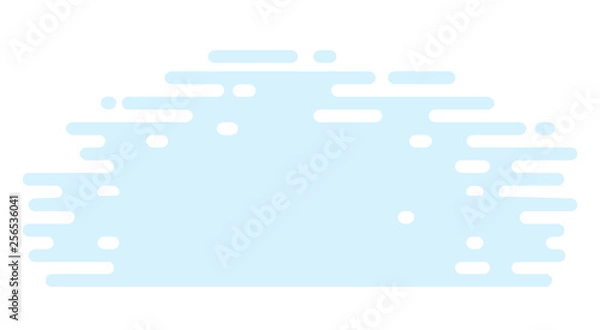 Fototapeta Cloud of fog vector icon flat isolated illustration