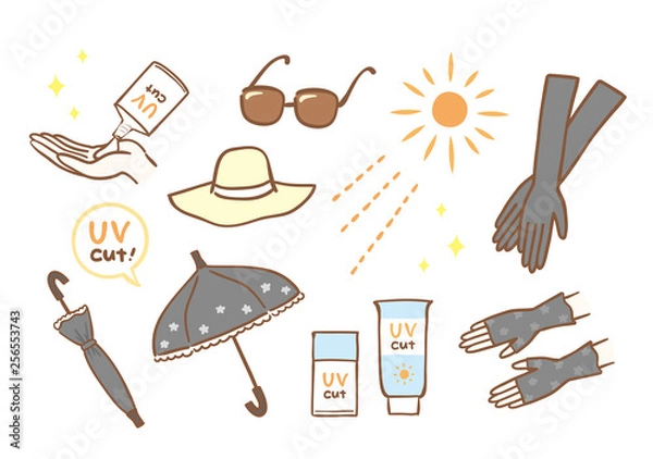 Obraz 紫外線対策　グッズ　セット