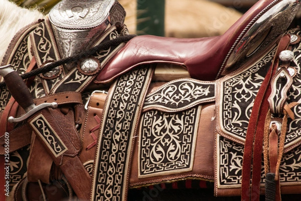 Obraz charro saddle closeup