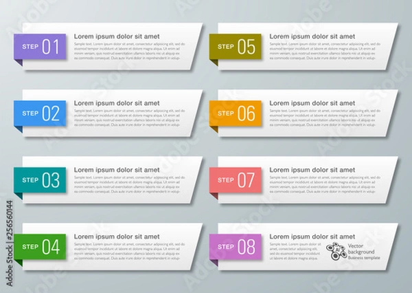 Fototapeta Web Button and Headline Design, Vector Graphics	