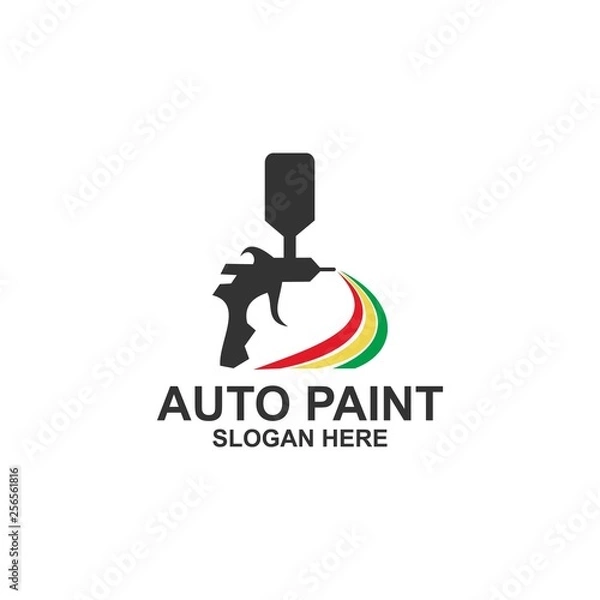 Fototapeta auto paint logo template