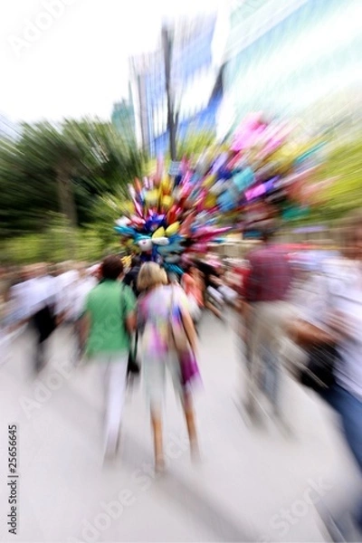 Obraz City life colourful