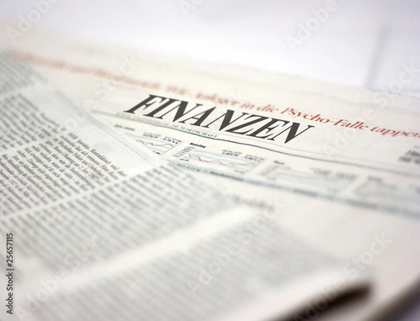 Obraz german newspaper finanzen