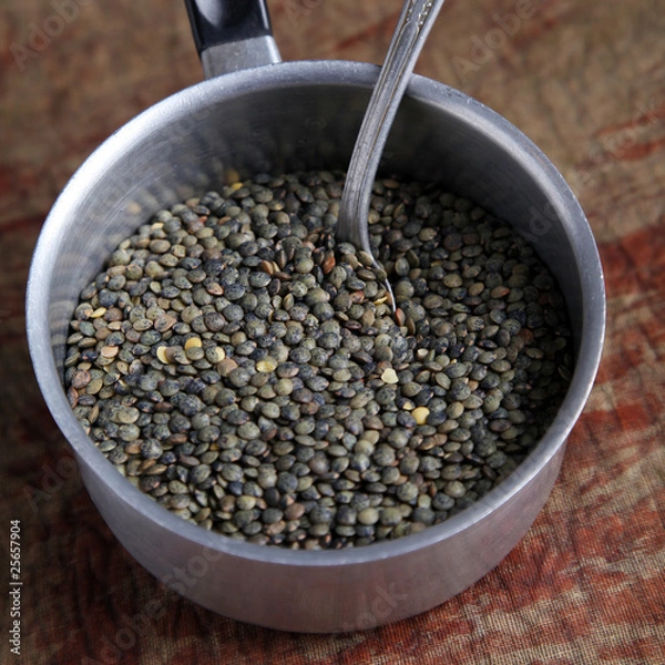 Obraz casserole de lentilles