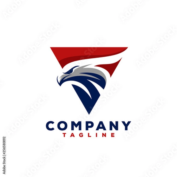 Fototapeta eagle logo design