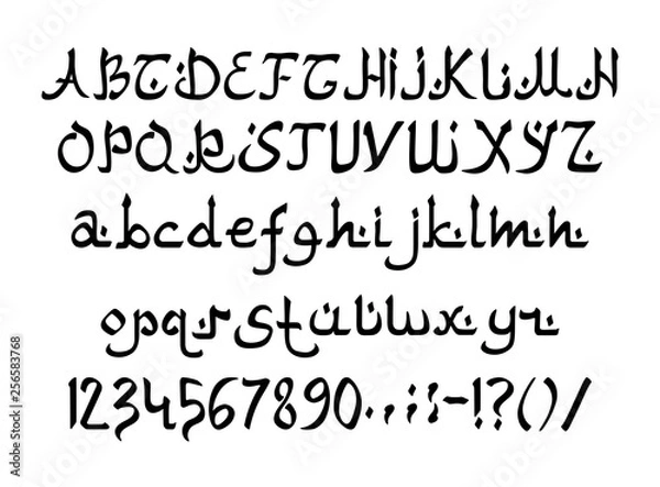 Obraz Czcionka w stylu arabskim