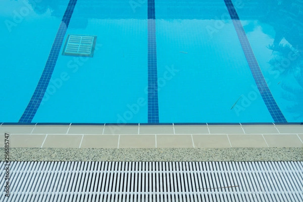 Fototapeta part side of swimming pool