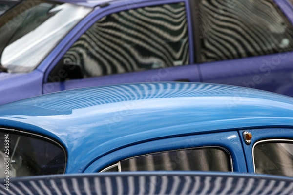 Fototapeta zebra cars