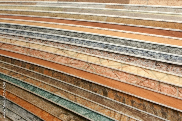 Fototapeta The samples of collection linoleum