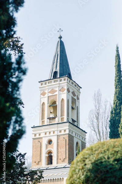 Fototapeta  Ancient architecture of churches and monasteries in Georgia. Historical places and attractions.