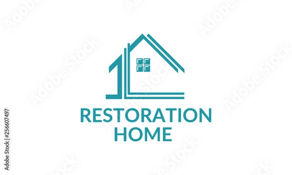 Obraz Restoration Home Logo