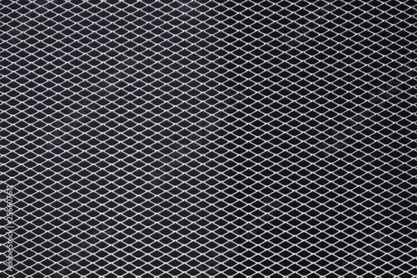 Fototapeta metallic net  grate grey  background