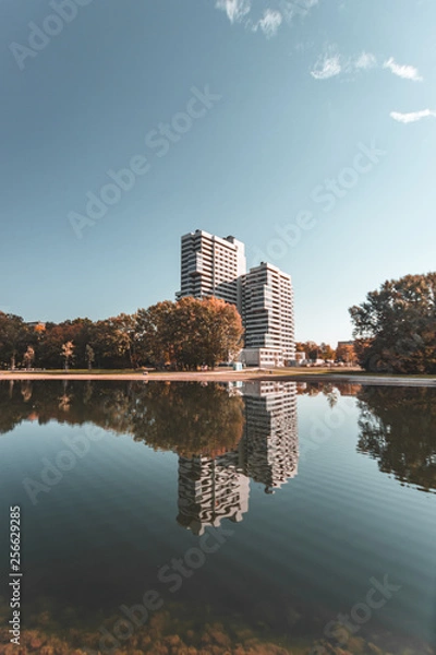 Obraz Lake with tower