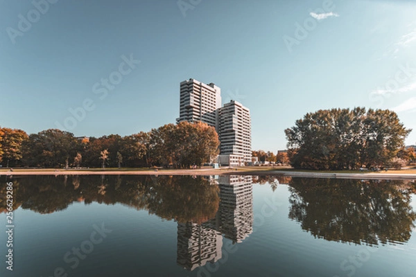 Obraz Lake with tower