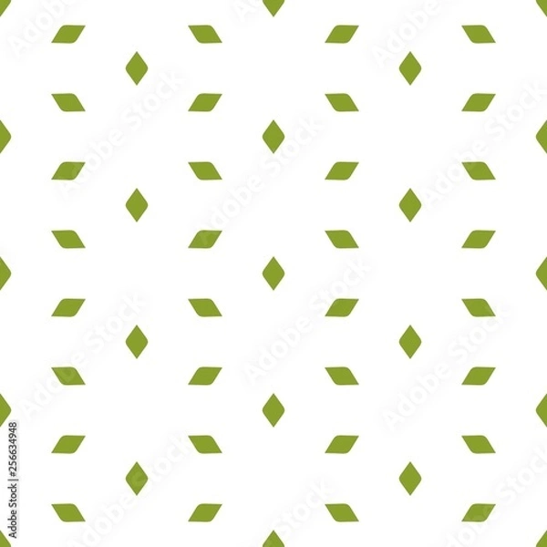 Obraz Seamless geometric pattern over white background